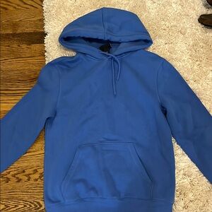H&M Blue Sweatshirt Classic Pullover Hoodie